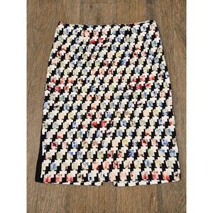 White House Black Market Womens Skirt Size 10 Black Zip Ankle Length Long Skirt